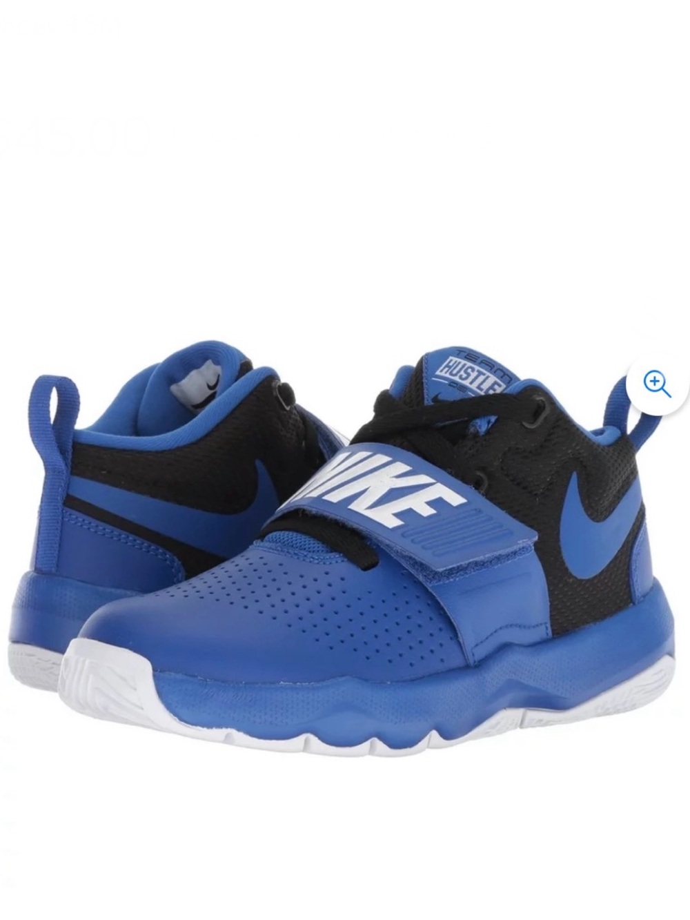 Nike☑️Team Hustle D 8 FlyEase Big Kids'👦🏻Game Royal/Black Sz 12C